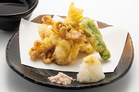 いかゲソの天麩羅