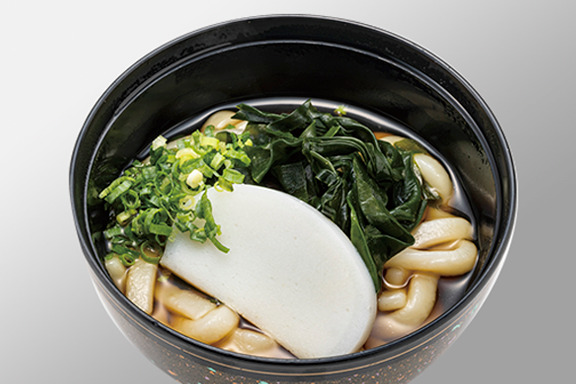 すし屋のわかめうどんハーフサイズ