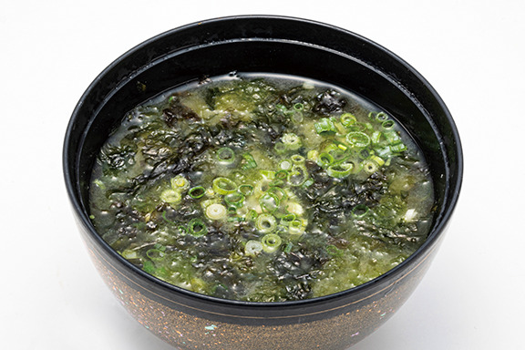 板前特製　あら汁(あおさ)