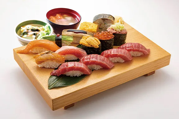 选拔顶级寿司套餐
