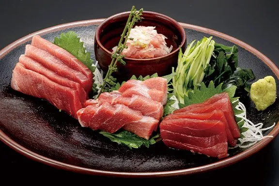 Assorted Wild Bluefin Tuna Sashimi