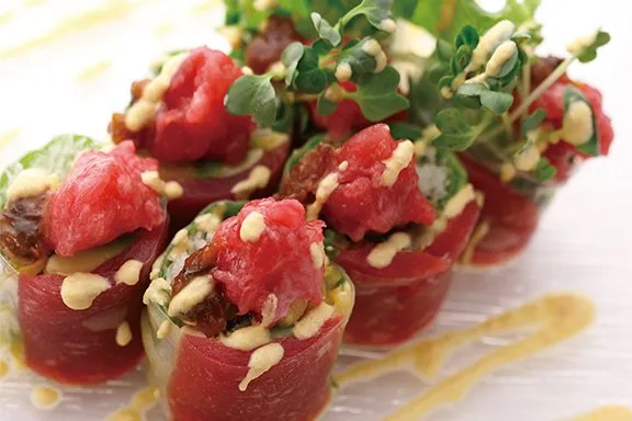 Spring Roll With Wild Bluefin Tuna