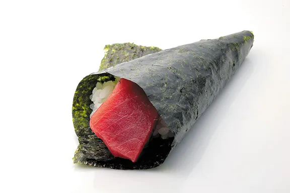 天然本まぐろ鉄火こんとび手巻き