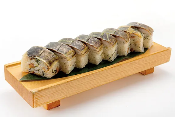 板前特製サバ棒寿司～昆布乗せ～